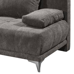 Canapé convertible Carrum Microfibre - Microfibre Ranu: Gris minéral