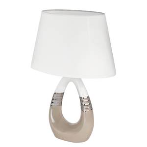 Tafellamp Bellariva Textielmix/keramiek - 1 lichtbron