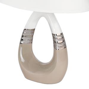 Lampe Bellariva Tissu mélangé / Céramique - 1 ampoule