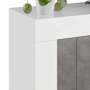 Tv-meubel Urbino Concrete look/Wit