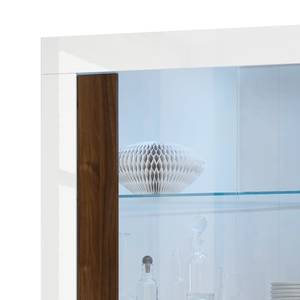 Vitrine Urbino Imitation noisetier / Blanc