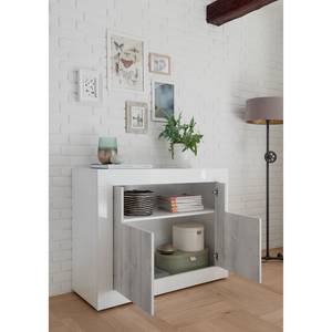 Buffet Urbino Gris clair / Blanc