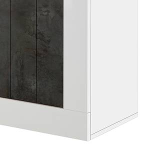 Highboard Urbino Donkergrijs/wit