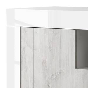 Buffet Urbino II Gris clair / Blanc