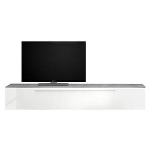 Mobile TV Infinity Bianco / Effeto cemento