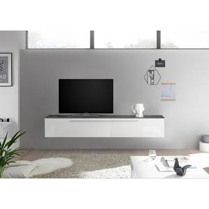 Tv-meubel Infinity Wit/grafietkleurig