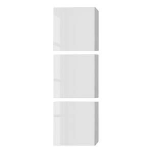Wohnwand Infinity III (7-teilig) Weiß / Beton Dekor