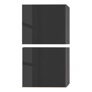 Wohnwand Infinity VI (9-teilig) Beton Dekor / Graphit