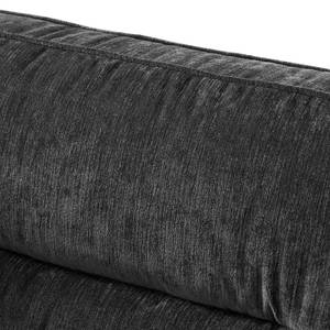 Sofa Gorden II (3-Sitzer) Chenille - Stoff Mohs: Schwarz