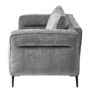 Sofa Gorden II (3-Sitzer) Chenille - Stoff Mohs: Dunkelgrau