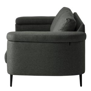 Sofa Mogo (2,5-Sitzer) Webstoff - Webstoff Inze: Dunkelgrau