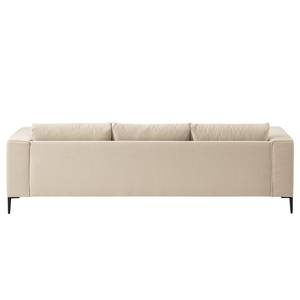 Ecksofa Claudio I Webstoff - Webstoff Saia: Beige - Longchair davorstehend links