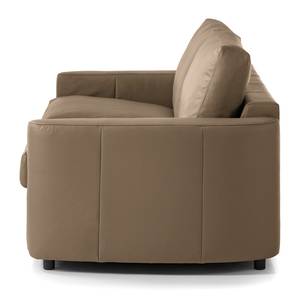 Sofa Cuite (2,5-Sitzer) Echtleder - Echtleder Neto: Taupe