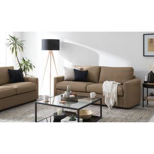 Sofa Cuite (2,5-Sitzer) Echtleder - Echtleder Neto: Taupe