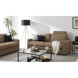 Sofa Cuite (2,5-Sitzer) Echtleder - Echtleder Neto: Taupe