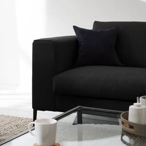 Sofa Claudio (3-Sitzer) Webstoff - Webstoff Saia: Anthrazit