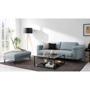 Sofa Mogo (2,5-Sitzer) Webstoff - Webstoff Inze: Graublau