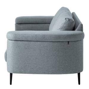 Sofa Mogo (2,5-Sitzer) Webstoff - Webstoff Inze: Graublau