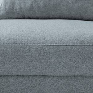 Ecksofa Mogo Webstoff - Webstoff Inze: Graublau - Longchair davorstehend links