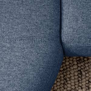 Ecksofa Mogo II Webstoff - Webstoff Inze: Blau - Longchair davorstehend links