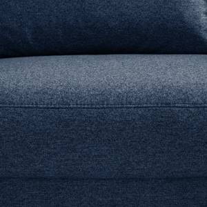 Wohnlandschaft Mogo I Webstoff - Webstoff Inze: Blau - Longchair davorstehend links / Ottomane rechts