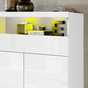 Buffet haut Moama Blanc brillant