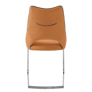 Sledestoelen Nidri (set van 2) vlakweefsel/roestvrij staal - Oranje