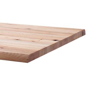Eettafel Siama II deels massief eikenhout - moseikenhout/antracietkleurig - 160 x 90 cm
