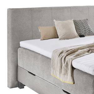 Letto boxspring Pitigala Tessuto - Con contenitori - 140 x 200cm