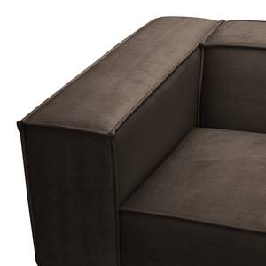 Sofa Kups I (2,5-Sitzer) Samt - Samt Onoli: Espresso