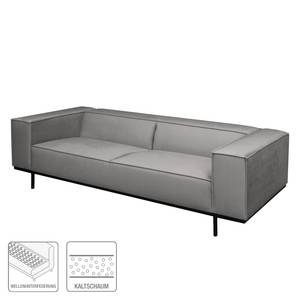 Canapé Kups I (3 places) Velours - Velours Onoli: Gris