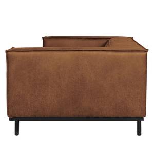 Canapé Kups I (3 places) Velours - Tissu composite Esha: Cognac