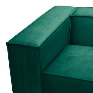 Sofa Kups I (2,5-Sitzer) Samt - Samt Onoli: Antikgrün