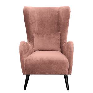 Fauteuil Pillig Fluweel - Mauve - Zonder hocker