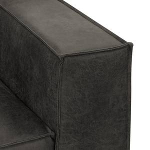 Fauteuil Kups I Fluweel - Textielmix Esha: Basalt