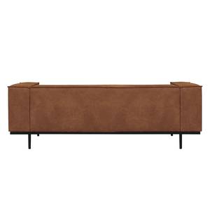 Canapé Kups I (2-3 places) Velours - Tissu composite Esha: Cognac