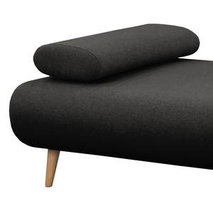 Chaise relax Bockel Tissage à plat - Noir