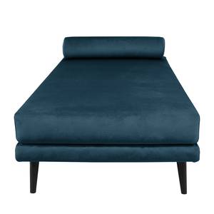 Ligfauteuil Kezia Fluweel - Marineblauw