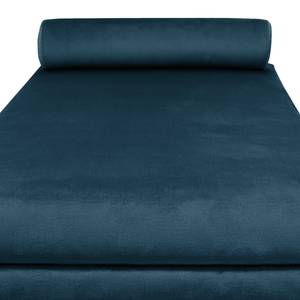 Chaise relax Kezia Velours - Bleu marine