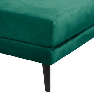 Ligfauteuil Kezia Fluweel - Antiek groen