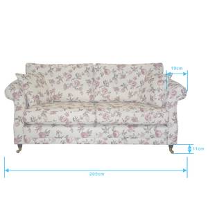 Sofa Killara (3-Sitzer) Samt - Dunkelbraun