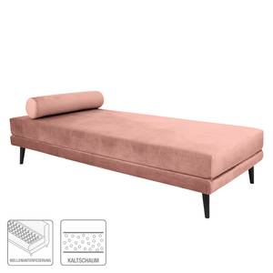 Chaise relax Kezia Velours - Mauve