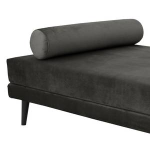 Chaise relax Kezia Velours - Gris foncé