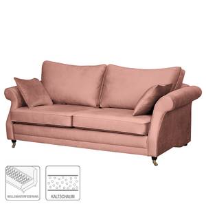 Sofa Killara (3-Sitzer) Samt - Mauve