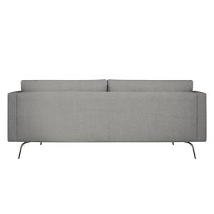 3-Sitzer Sofa Kayena Webstoff Inas: Platin - Chrom glänzend