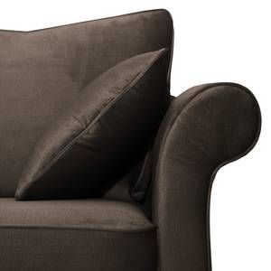 Fauteuil Killara Velours - Marron foncé