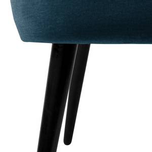 Fauteuil Vinosul I Fluweel - Marineblauw