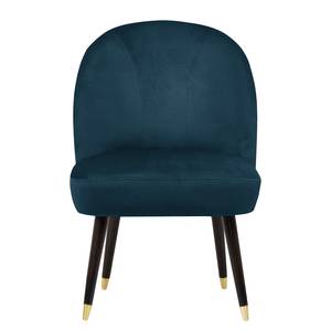 Fauteuil Vinosul II Fluweel - Marineblauw