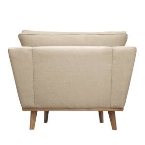 Sessel Lauwe I Webstoff - Creme - Ohne Hocker