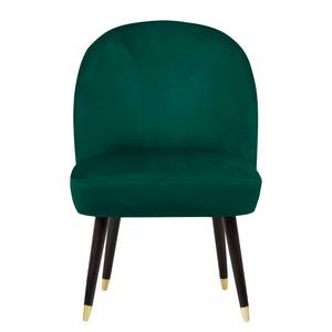 Fauteuil Vinosul II Fluweel - Antiek groen